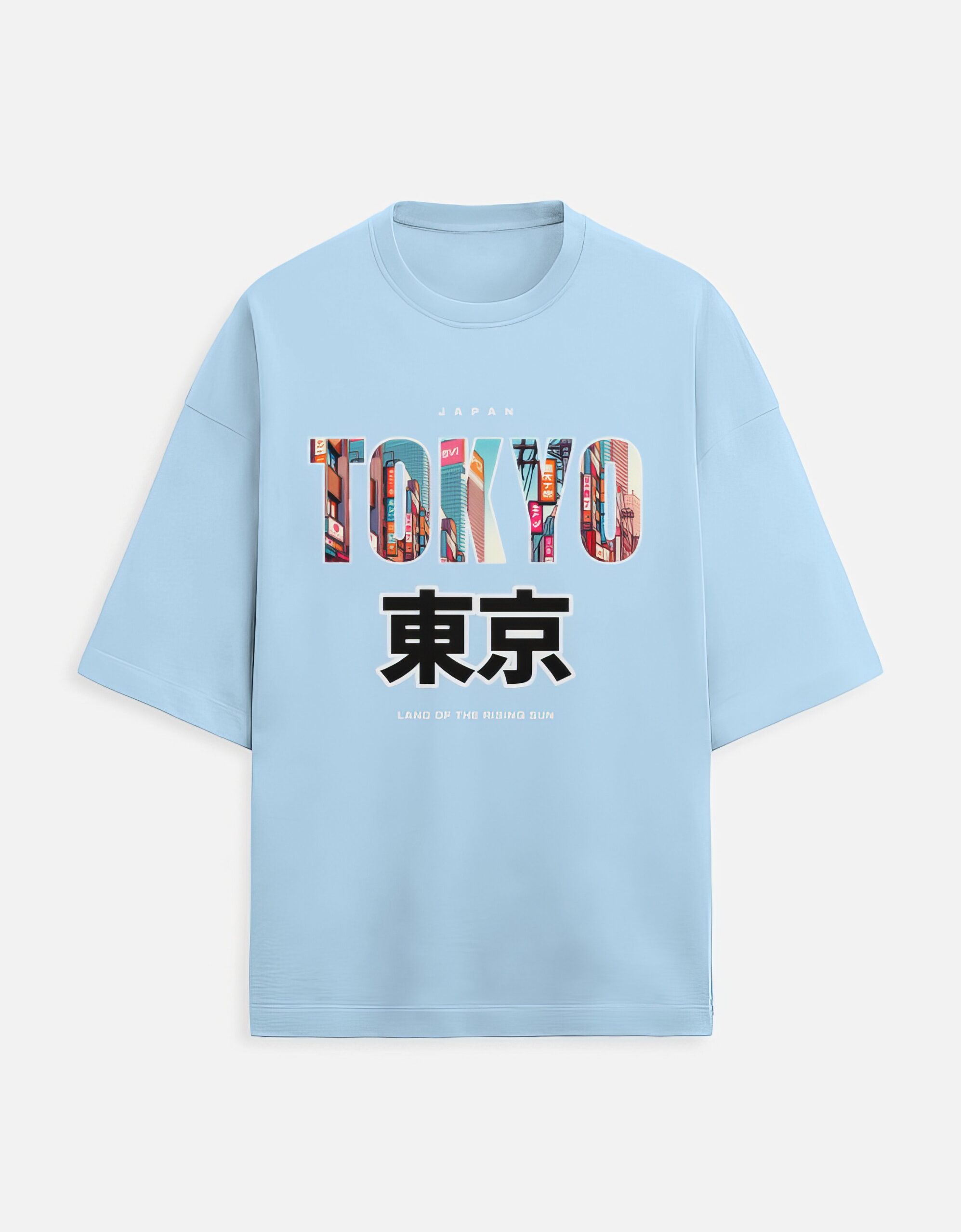 Tokyo Blue Oversized Tee