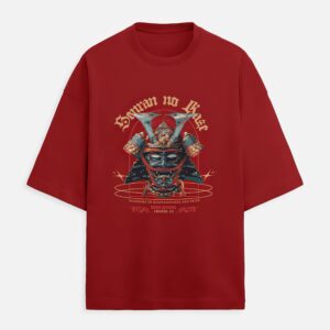 Red Warrior Oversized Tee